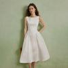 Waiwaiaiem Yy_Waist Sleeveless Dress_3Color