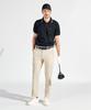 Munsingwear Standard Short Sleeve Polo Made In Golf BK00 Men's Shirt, Houndstooth, Japan, Moisture-Wicking, Quick-Drying, Shirt, MG5SHS05M, Black,
