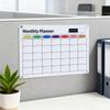 Dry Erase Calendar Transparent Acrylic Magnetic Monthly Planning Board for Fridge Kitchen