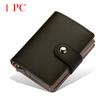 Pu Leather Credit Card Holder Luxury Id Cardholders Pop Up Metal Mini Minimalist Wallet for Women Men Coin Purse  Badge Holder