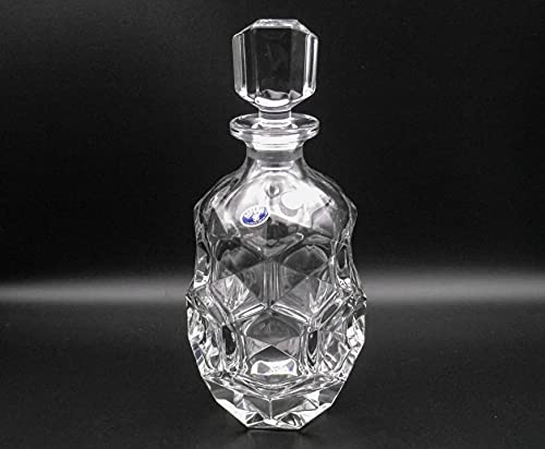 Bohemian Glass Crystal Decanter "Luna