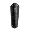 Men Embossed Wrist Cuffs Bracer Gauntlet Cosplay Bracer Wristband for Parties