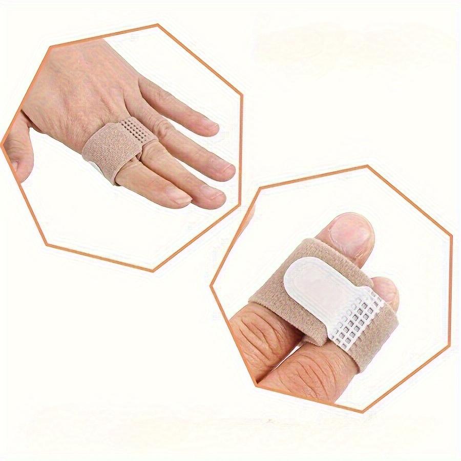 [4pcs Toe Support] 4pcs Adjustable Polyester Toe Support Braces | Reusable Fracture Straps for Hammer, Crooked & Overlapping Toes, Comfortable Fit