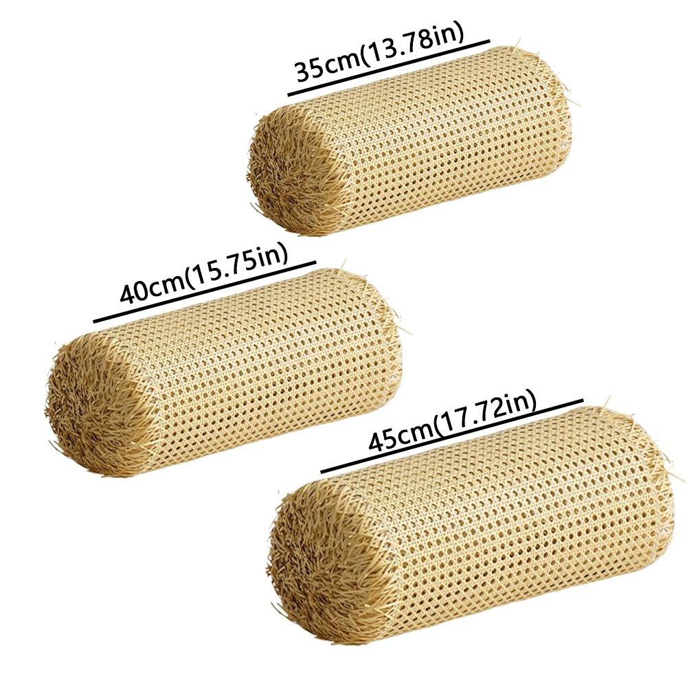35-40cm Rattan Webbing Roll Handwoven Waterproof PE Plastic Rattan Octagonal Weave Woven Net Rattan Ceiling Veneer