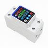A25F-63A Power Consumption KWH Meter Single Phase Adjust Over Under Current And Voltage Protective Device Protector Relay