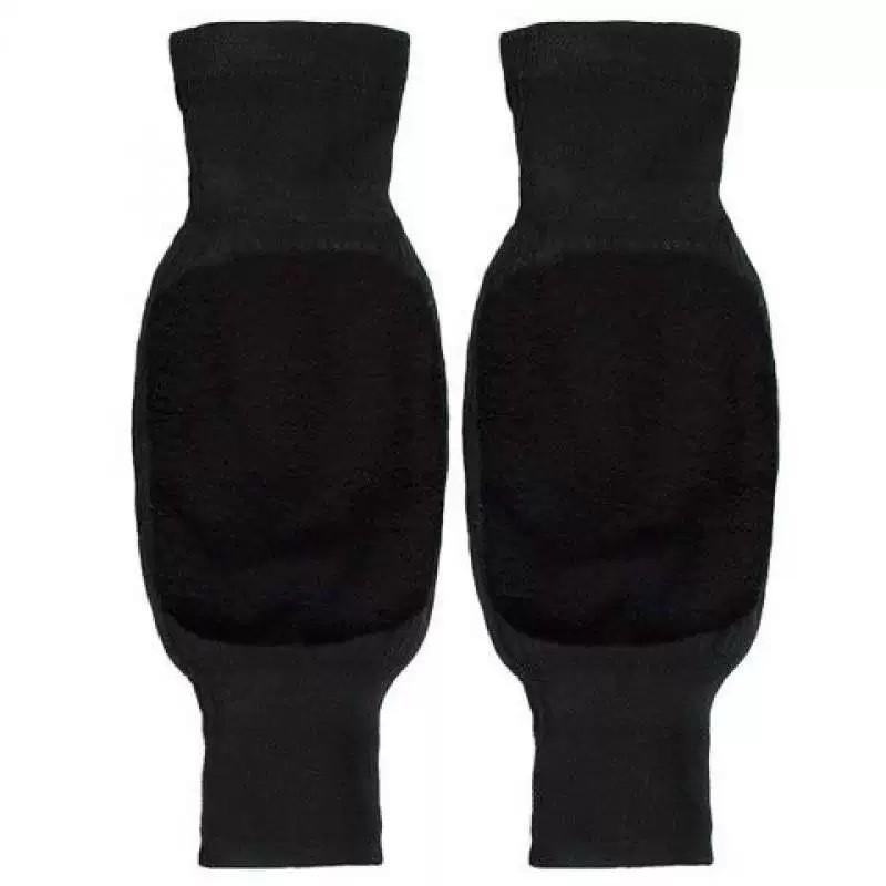 Elastic Knit Long Strapped Knee Pads for Cold Protection and Sports - Cashmere for Autumn/Winter