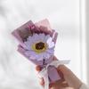 Mini Artificial Soap Flower Bouquet Faux Carnation/Sunflower Baby Breath Flower Arrangement Valentine's Day Gifts for Women Best Friend Girlfriend
