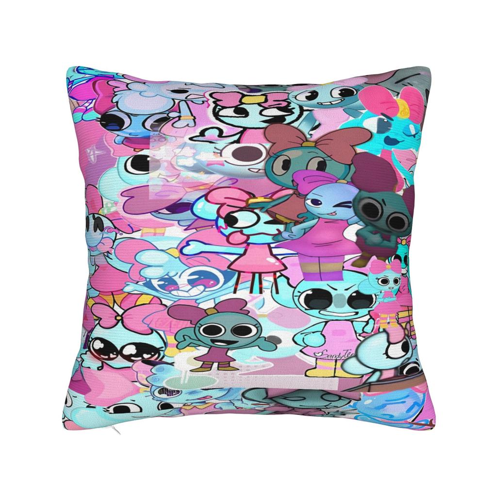 Dandys Värld Spel Tecknad Kuddfodral Mjuk Kuddefodral Mode Kuddfodral För Soffa Sovrum Heminredning