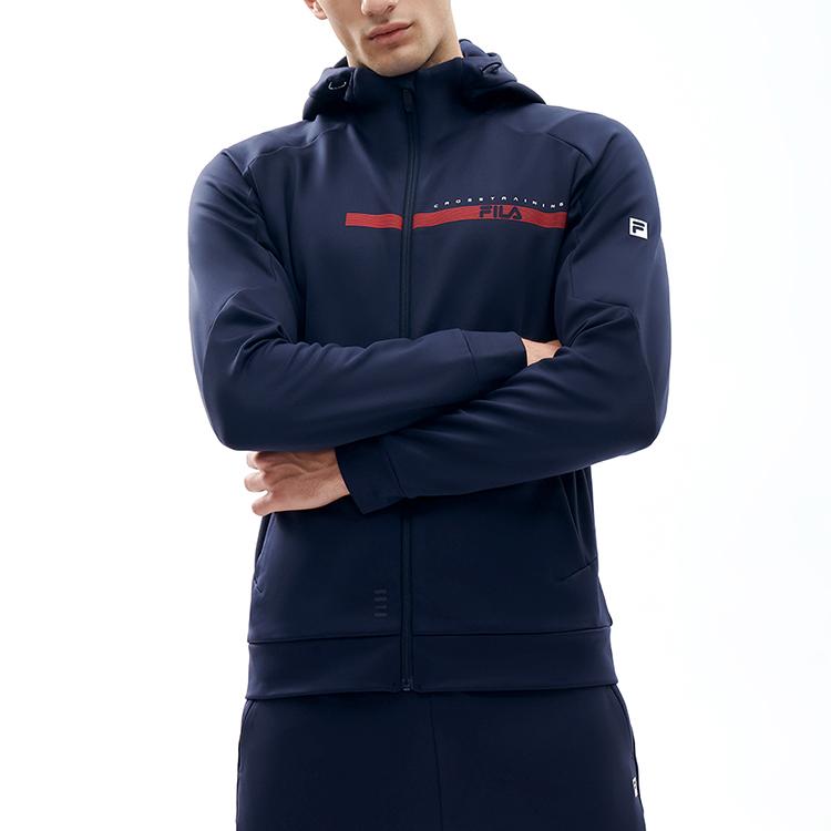 Men's FILA Jackets Men's RD Royal Blue Hooded Moderate Other