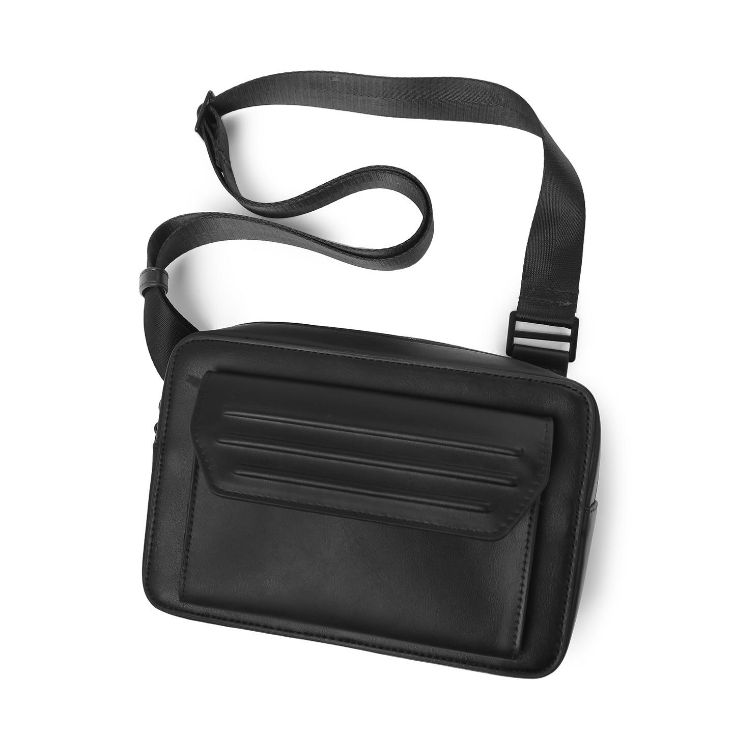 

Niche design casual bag fashion trend personalized small square bag winter women shoulder messenger bag чорний