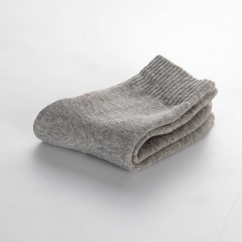 1 Pairs Winter Warm Wool Women Socks Thicken Plush Solid Color Christmas Against Cold Snow Soft Therma Sleep Sock