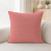 Pattern Gingham Pattern Cushion Cover Soft Plush Cushion Covers Fluffy Throw Pillow Cases For Sofa Bedroom Home Decor
