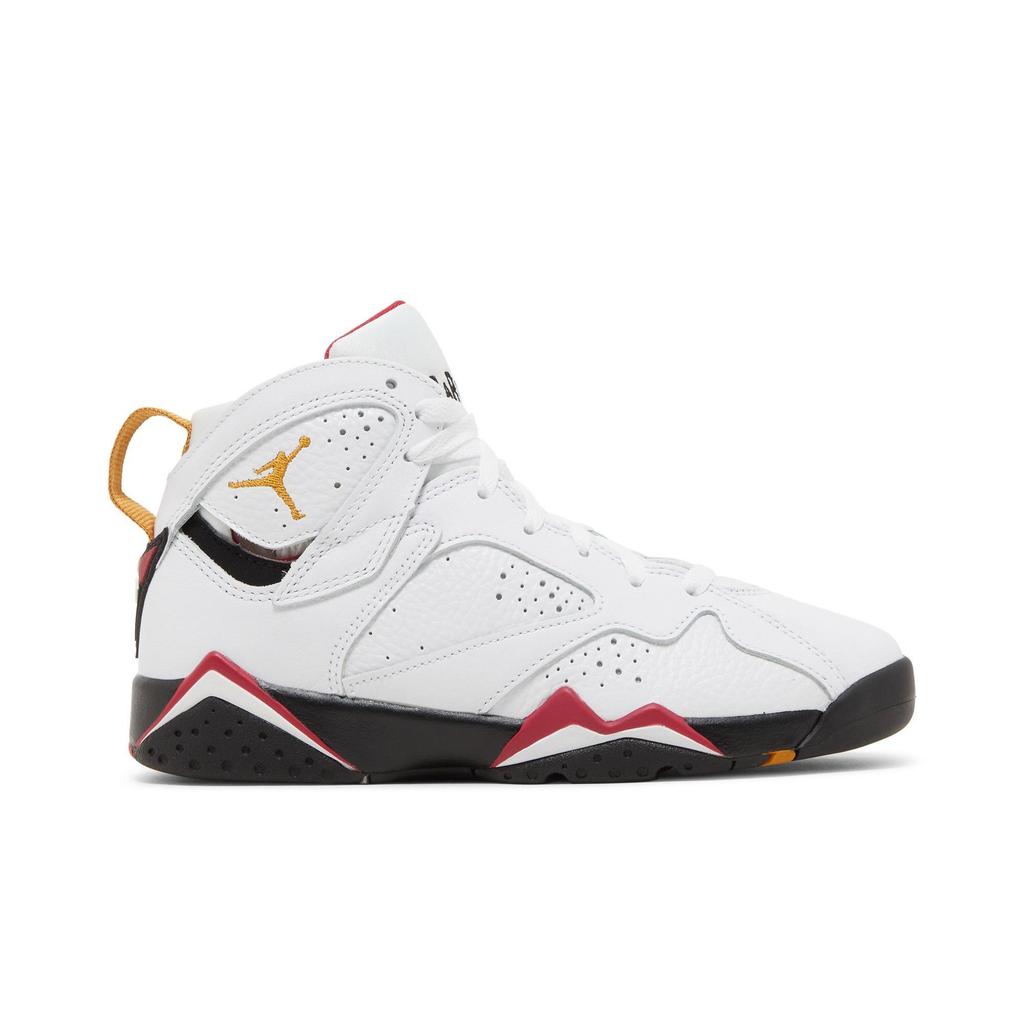 Air Jordan 7 Retro Grade School 'Cardinal' 2022 (Unisex) White / Black / Cardinal Red / Chutney Kids' Basketball Shoes DQ6040 106