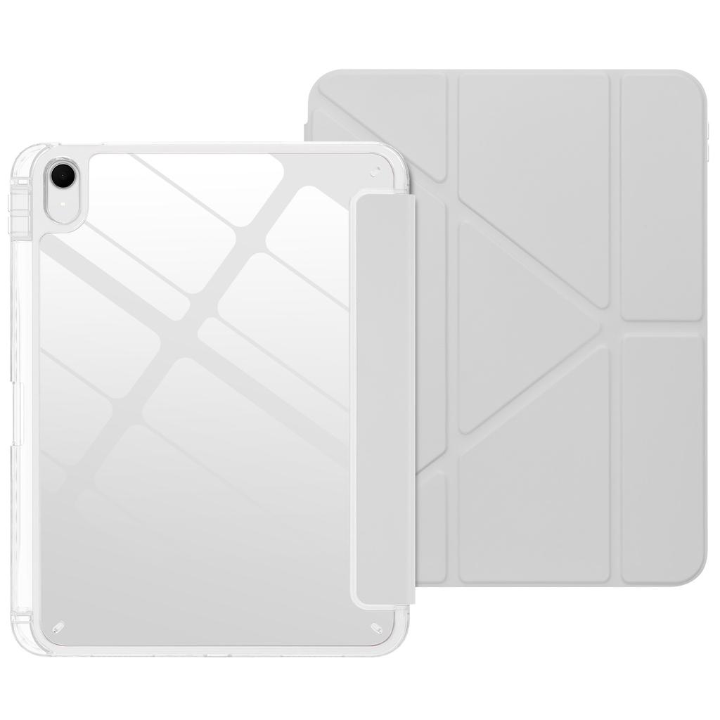 Per iPad A16 11 10 12ª Generazione iPad Pro Air 8 7 6 5 4 3 11 13 12.9 " M5 M4 M3 M2 Custodia Pieghevole in PU Acrilico con Portapenne