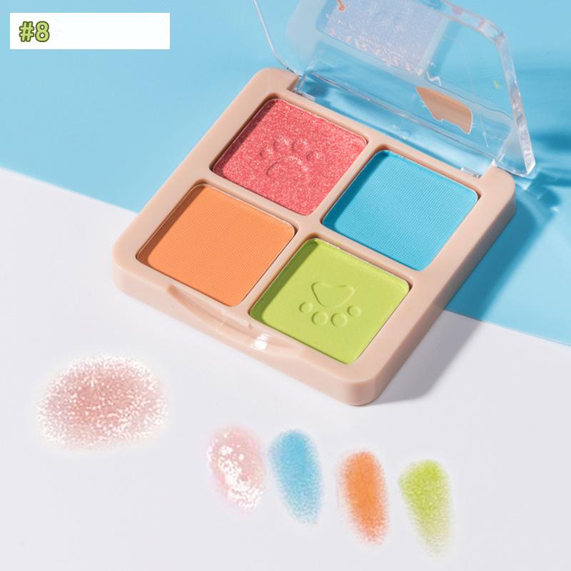 Eyeshadow Four Colors Matte Eye Makeup Niche Makeup