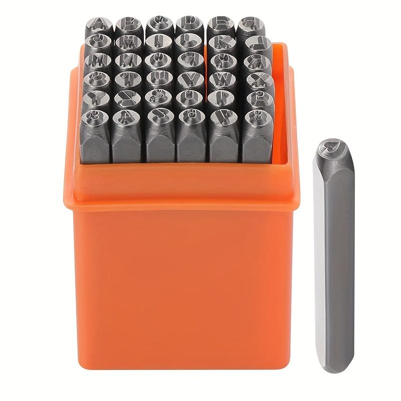 1pc Metal Stamping Tool Set (1/8") 3mm, Steel Number And Letter Punch Set, For Jewelry Making Pendant Stamping Tools