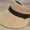2025 Spring And Summer New High Quality Pure Raffia Beaded Chain Hollow Top Hat For Women