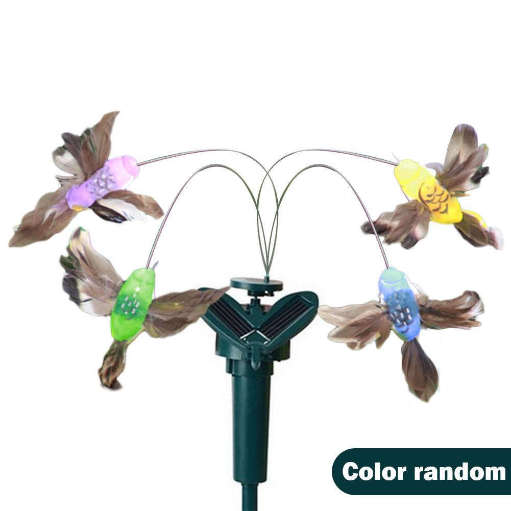 1-3PCS Solar Garden Butterfly Solar Flying Butterflies Solar Powered Flying Wobble Butterfly Bird Garden Stake Home Decor