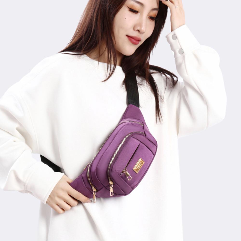 Waterproof Women's Fanny Pack Oxford Cloth Crossbody Chest Bag Fashion Single Shoulder Bag  Gift