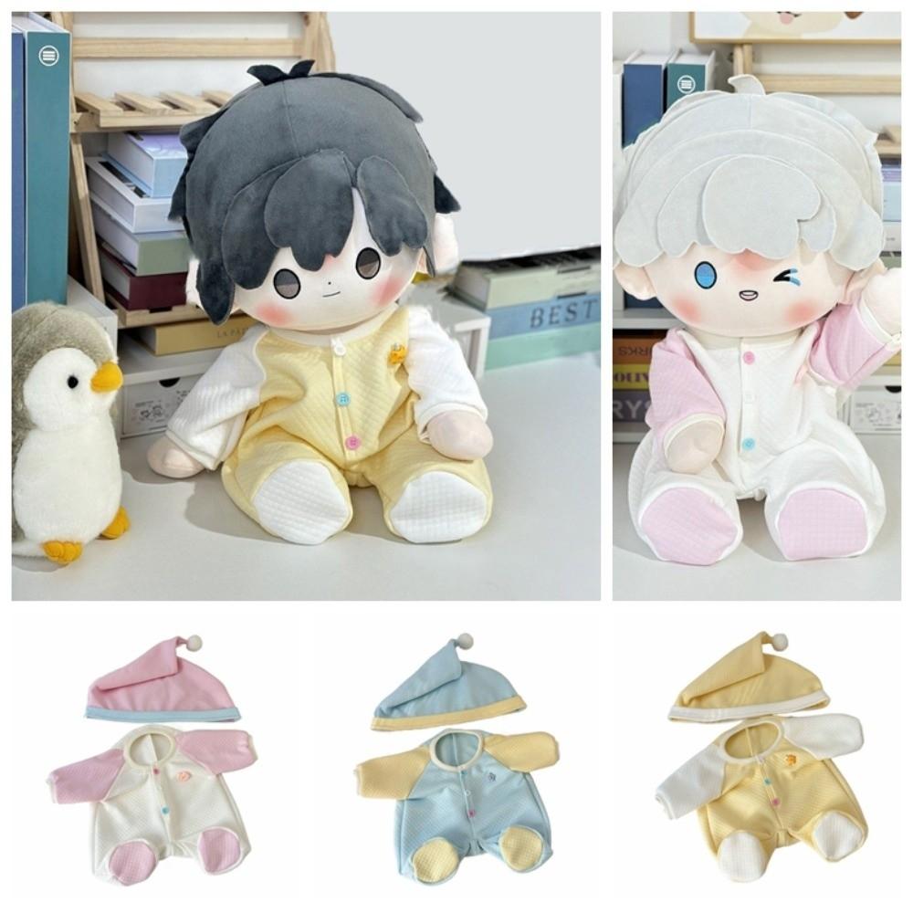 Clown Hat 40cm Cotton Doll Clothes Jumpsuit No Attribute Doll Clothes  Kids Girls Toys