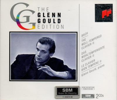 CD JOHANN SEBASTIAN BACH - GLENN GOULD - The Well-Tempered Clavier II SM2K52603 Sony Classical 1993 Europe Classical Used