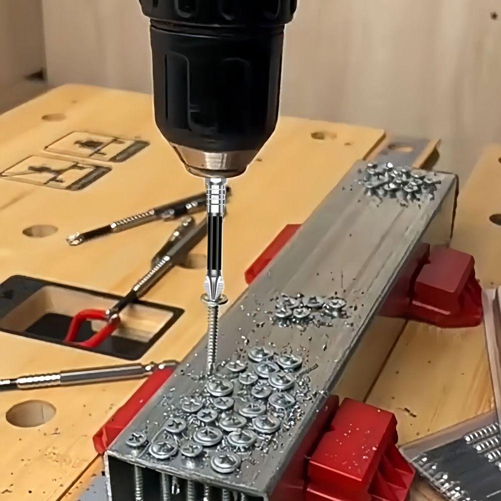 Anti-Rust K5 Series Screwdriver Bit Silver Surface Magnetic Driver Bit  Electric Drills