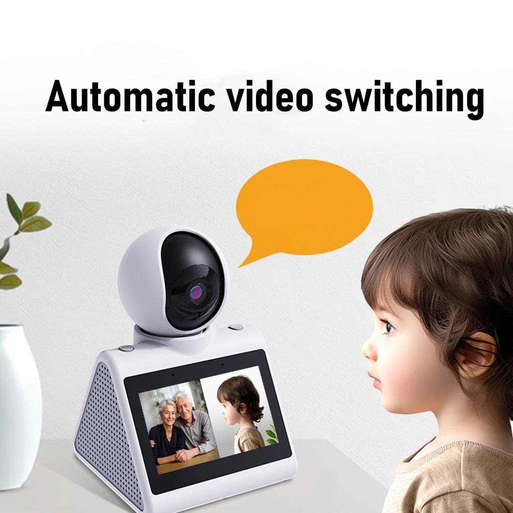 Video Calling Smart Camera Video Calling Smart Camera with HD Screen 2 Way One Click Call Indoor 2K Security Camera