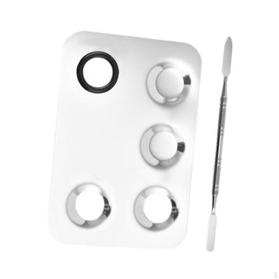 Paint Mixer Makeup Mixing Palette 5 Wells Portable Tray
