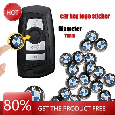 BZG1 2025 Hot 11/14mm Car Key Sticker Logo Car Key Sticker Emblem For X1 X3 X5 X6 X7 1 3 5 6 7 Series G20 G30 G11 F15 F16 G01 G0