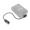 DTAP B to 0B 2-Pin Female Power Expansion Socket with 1/4 Screw