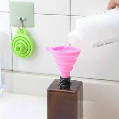 3-teilige faltbare Trichter, zusammenklappbarer Trichter aus Silikon, BPA-frei, vielseitige Trichter zum Einfüllen von Flaschen, Küchenwerkzeuge zum Kochen und Backen