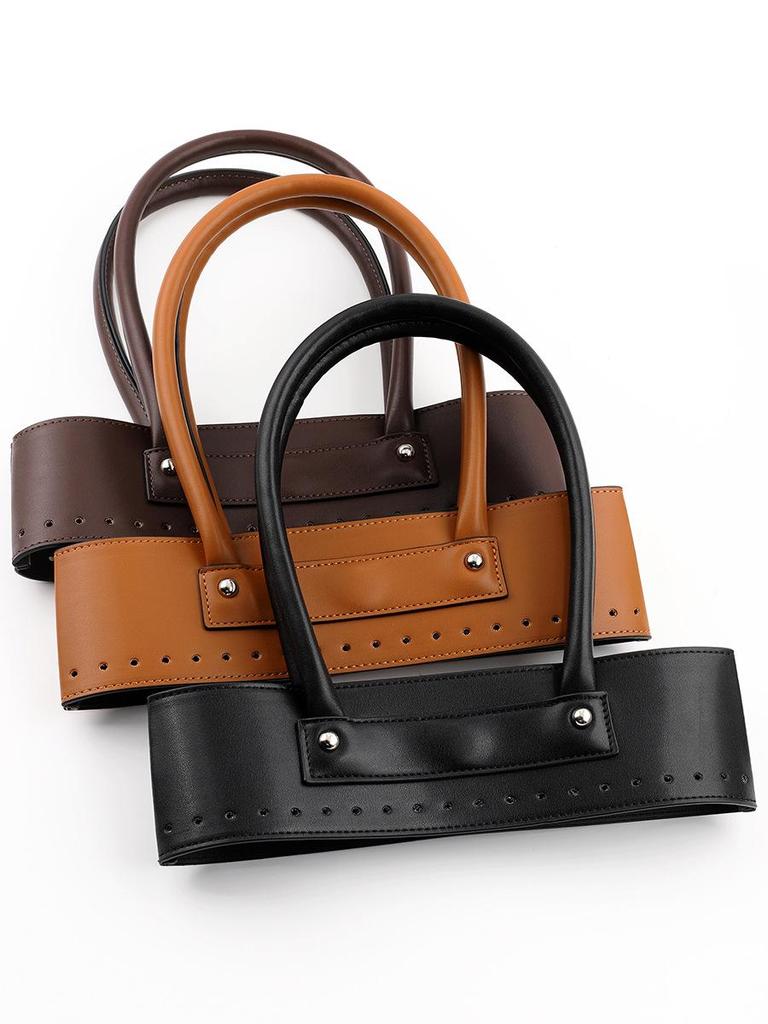 Hand-Woven DIY Two-Piece Bag Set with 3D Bag Bottom & Cover