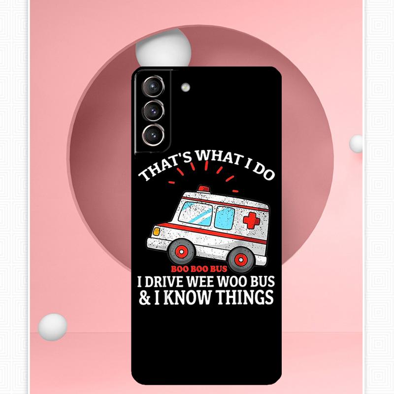 Krankenwagen Rettungsdienst Sanitäter Paramedic Hülle Für Samsung Galaxy S24 Ultra S20 S21 S22 S23 S25 Ultra S9 S10 Plus S25 FE Cover Funda