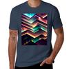 Neon Neon Pattern Tshirt Dry Fit Athletic Short Sleeve Shirt