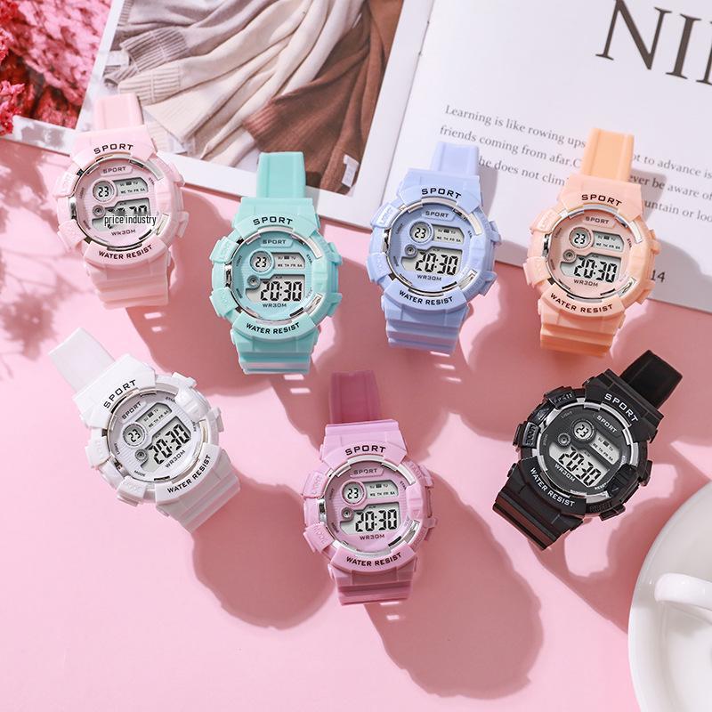 Multifunctional Trendy Student Waterproof Luminous Sport Watch