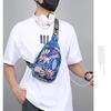 Chest Bag Men's One Shoulder Crossbody Bag Large Capacity Outdoor Sports and Leisure Fashion Small Shoulder Bag Large Capacity