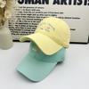 Embroidered Small Flower Baseball Cap Female Soft Top Showing Face Small Letter Embroidered Cap Daily Commute Sun Protection Hat