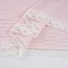 Spicy Summer Striped Lace Bow Tie Camisole: Slim-Fit European American Style