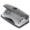 Hole Punch Small Plastic Adjustable Positioning Punching Machine for Stationery BindingBlack