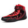 High-Top Boxing Shoes Men Women Breathable Mesh Upper Lace-Up Wrestling Sneakers Non-Slip Sport Footwear