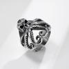 Adjustable Octopus Ring Men Women Vintage Style Copper Plated Open Band Statement Jewelry