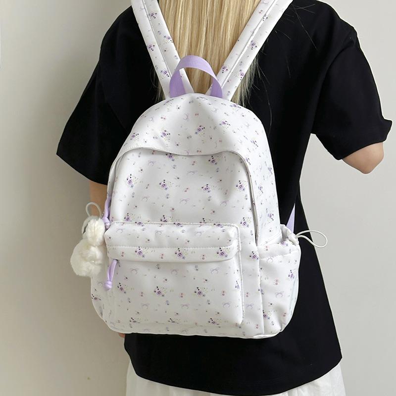 Schoolbag large capacity schoolbag junior high school high school student leisure new version Korean backpack college student travel backpack
