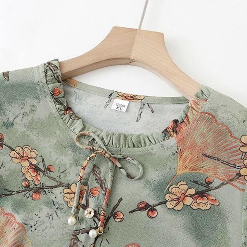 Nuove Magliette Estive Nuova Moda Cinese Versatili per il Pendolarismo