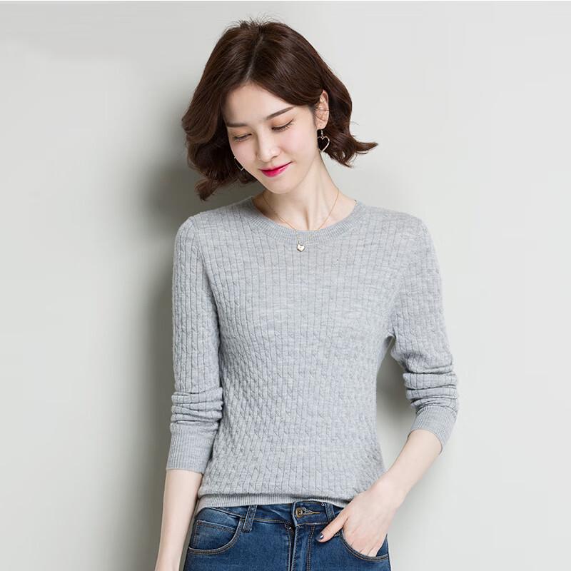 Hengyuanxiang Women's Ultra-Thin 68-Count Fine Spun Cashmere Sweater