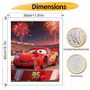 Disney Lightning McQueen Digital Oil Painting Art Kit Hand Painted Home Decor