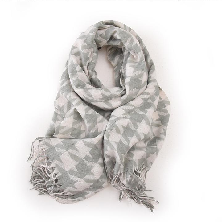 

Daqiandongge scarf female sweet medium and long warm fashion imitation cashmere scarf shawl зелений