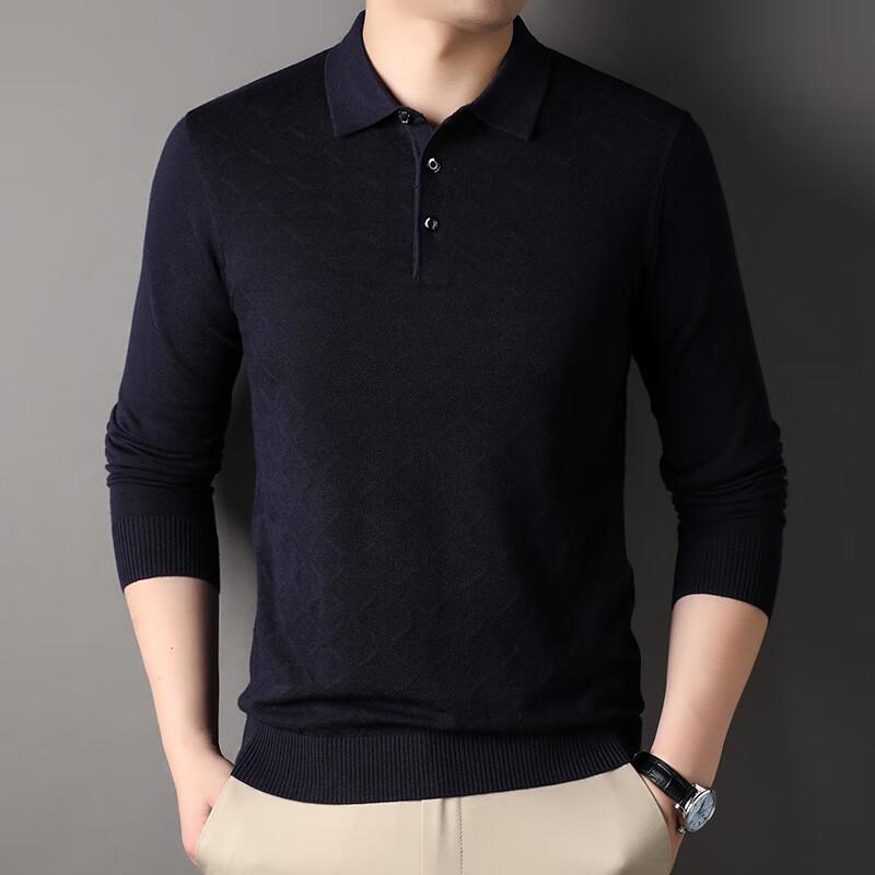 

Yiliteng Men s Thickened Lapel Knitted Pullover Sweater 185