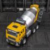 Car Cube 6201A Simulation Mixer Truck Model with Sound, Light, and Pull-Back Inertia Features.