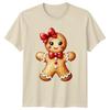 Gingerbread Person Christmas Holidays Unisexs TShirt Unisexs Tee Graphic Unisex Top