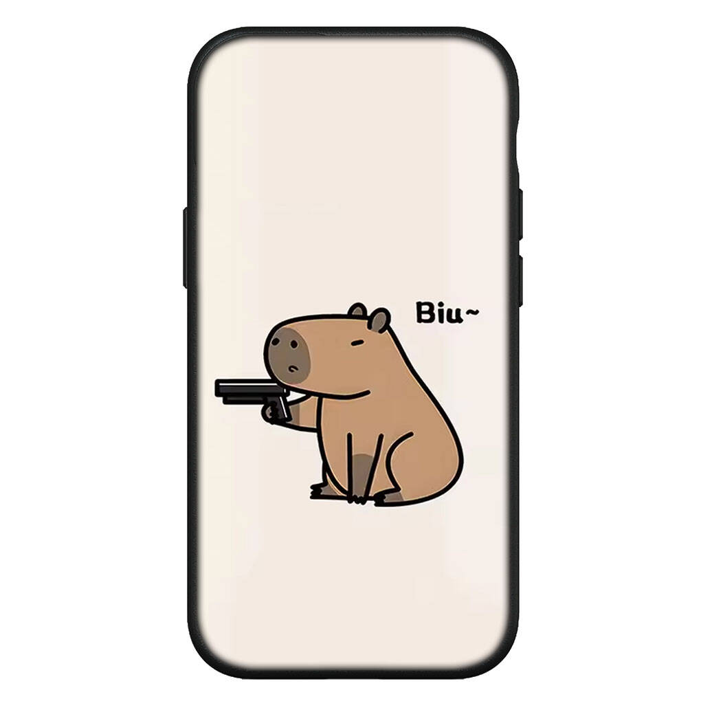 For Samsung Galaxy S25 S24 S23 S22 S21 Ultra FE Plus A17 A37 A57 A56 A55 A06 A16 A15 A36 A26 A35 A05 A25 A54 A34 Phone Case Poster Capybara Cover